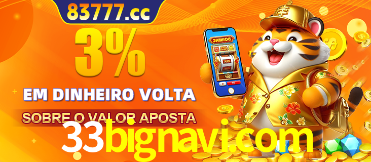 Promoção para baixar e instalar o aplicativo do cassino 33bignavi.com. O banner oferece uma recompensa de R1aR1aR8, com a imagem de uma cobra sobre moedas de ouro.
