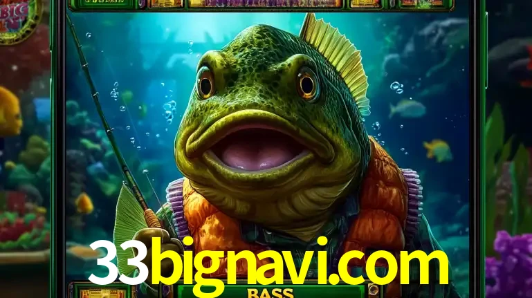 Personagem de peixe pescador do popular jogo de slot com tema de pescaria, uma das emocionantes opções de caça-níqueis para jogar e ganhar no cassino 33bignavi.com.